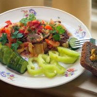 Нехитрый обед российского пенсионера...:-) :: Андрей Заломленков Нехитрый обед российского пенсионера...:-) :: Андрей Заломленков