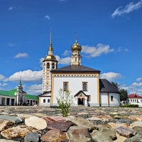 Суздаль. Воскресенская церковь и торговые ряды :: Михаил Свиденцов Суздаль. Воскресенская церковь и торговые ряды :: Михаил Свиденцов