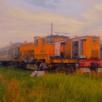 Путевая машина на железнодорожном транспорте :: Сергей Кочнев