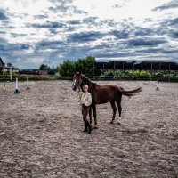 Тиганово/ Маша и любимый конь Адвокат :: Евгений 