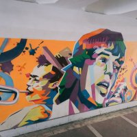 Челябинское граффити в подземном переходе. :: Игорь Солдаткин