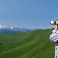 Всё внимание на Эльбрус. :: Александр Кондаков