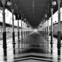 Перрон. Белорусский вокзал. Москва :: Любимова Ольга 