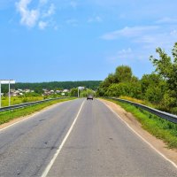 Алатырь. Автомобильная дорога 97К-001. :: Пётр Чернега