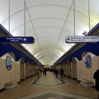 Станция метро, Комендантский проспект Петербург :: Татьяна Пальчикова Станция метро, Комендантский проспект Петербург :: Татьяна Пальчикова