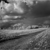 Грозовой фронт (ч/б инфракрасная фотография с фильтром 630нм ) :: Валентин Котляров