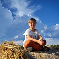 "Пока лето. Сеня на сене"© :: Владимир Макаров