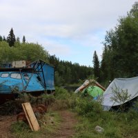 Полевой лагерь на р. Лепля :: Галина Ильясова