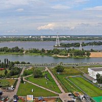 Панорама акватории Волги и прибрежной зоны :: Виктор Мухин