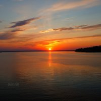 На закате дня на Каме :: Сергей Беляев