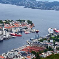 Берген с высоты :: Nina Streapan Берген с высоты :: Nina Streapan