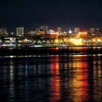 Вечерний Волгоград с другого берега Волги :: Alex Sash