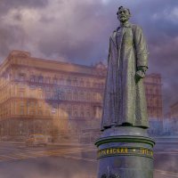 Москва. Памятник Дзержинскому :: Aleksey Afonin Москва. Памятник Дзержинскому :: Aleksey Afonin