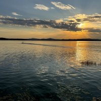 Лучи за горизонтом. :: Сергей Адигамов Лучи за горизонтом. :: Сергей Адигамов