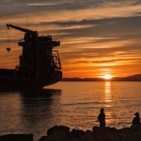 на закате :: Елена на закате :: Елена