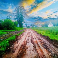 Будущая дорожка вдоль стены монастыря :: Сергей Кочнев