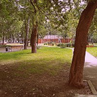 Мой двор. :: Владимир Драгунский Мой двор. :: Владимир Драгунский