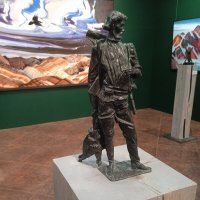 Скульптура"Охотник". :: Светлана Калмыкова Калмыкова