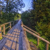 г.Киржач. Пешеходный мост :: Сергей Цветков