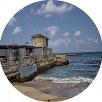 Израиль УТРО 2025г, Пляж Бат-Галим :: ujgcvbif 