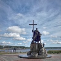 памятник Ярослав Всеволодович и его сын Александр Невский в Сортавале :: Andrey Lomakin памятник Ярослав Всеволодович и его сын Александр Невский в Сортавале :: Andrey Lomakin