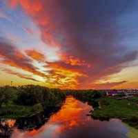 взрывной закат :: Виталий Емельянов взрывной закат :: Виталий Емельянов