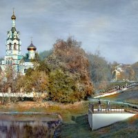 Москва. Церковь Илии Пророка и Воздвижения Честного Креста Господня в Черкизове. :: В и т а л и й .... Л а б з о'в Москва. Церковь Илии Пророка и Воздвижения Честного Креста Господня в Черкизове. :: В и т а л и й .... Л а б з о'в