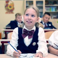 1 сентября в 3 классе гимназии в Долгопрудном :: Михаил Бибичков