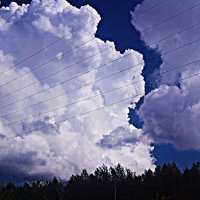 Август...Пышное кучевое облако над тайгой! :: Владимир 