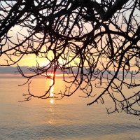 Закат  на море :: Татьяна Лютаева