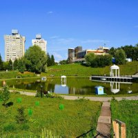 Чебоксары. Озеро Счастья в этно-парке "Амазония". :: Пётр Чернега