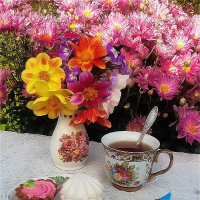 Чай с конфетами и не только! :: Нина Андронова Чай с конфетами и не только! :: Нина Андронова