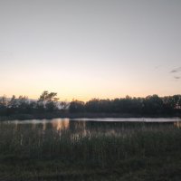 Вечерок на озере :: Андрей Хлопонин
