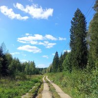 По дороге с облаками. :: Павел Михалёв