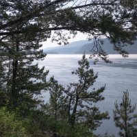 Рассвет на Енисее :: Марина Фомина.