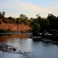 Адыгея, р.Белая, рассвет. :: Evgeny Mameev Адыгея, р.Белая, рассвет. :: Evgeny Mameev