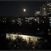 Луна над Москвой. :: Ольга Довженко