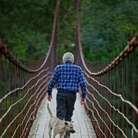 Подвесной мост через р.Белая :: Evgeny Mameev