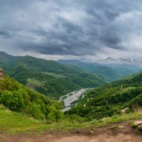 Сентинский храм Х века, Нижняя Теберда, КЧР. :: Дина Евсеева Сентинский храм Х века, Нижняя Теберда, КЧР. :: Дина Евсеева