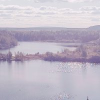 Озерный переход. :: Игорь Солдаткин Озерный переход. :: Игорь Солдаткин