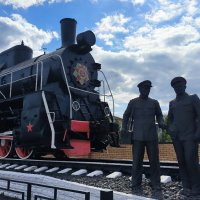 Брянск. Памятник железнодорожникам. :: Ольга Брянск. Памятник железнодорожникам. :: Ольга