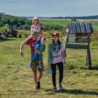 Парк «Бирская крепость». Фестиваль «Река времени». :: Сергей Шатохин Парк «Бирская крепость». Фестиваль «Река времени». :: Сергей Шатохин