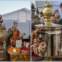 Самовары - бараночки (фестиваль Город Сад) :: Татьяна Машошина Самовары - бараночки (фестиваль Город Сад) :: Татьяна Машошина