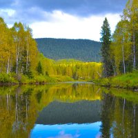 Речная гладь. :: юрий Амосов