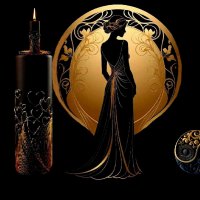 панно Пока горит свеча. :: Е.М. ***