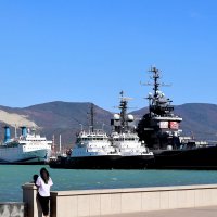 Военный корабль- ветеран. :: Александр Кондаков