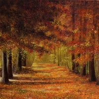 Снова бабье лето наступило...(холст, масло ) :: Нина Сироткина 