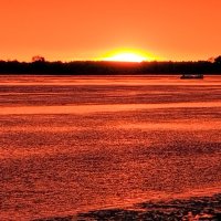 Алый закат. :: Марина Никулина Алый закат. :: Марина Никулина