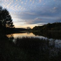 Закат на пруду :: Андрей Лукьянов
