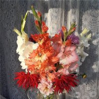 Букет на окне! :: Нина Андронова Букет на окне! :: Нина Андронова